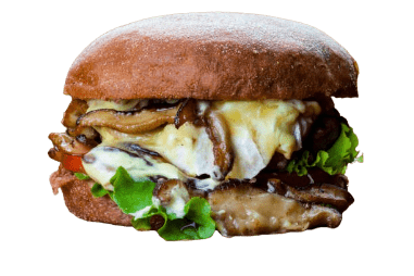 Mushroom & Swiss King burger